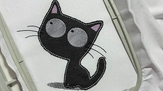 Applique in machine embroidery designs