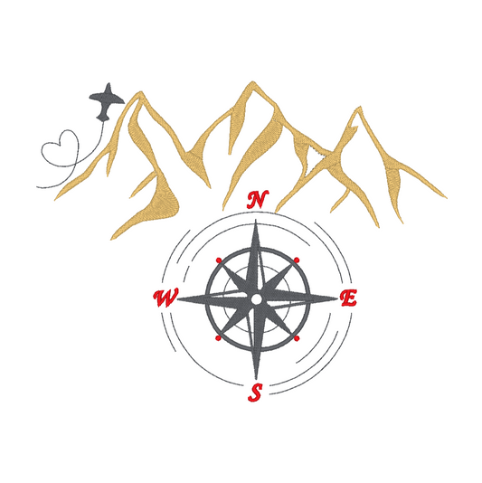 Compass and Mountains