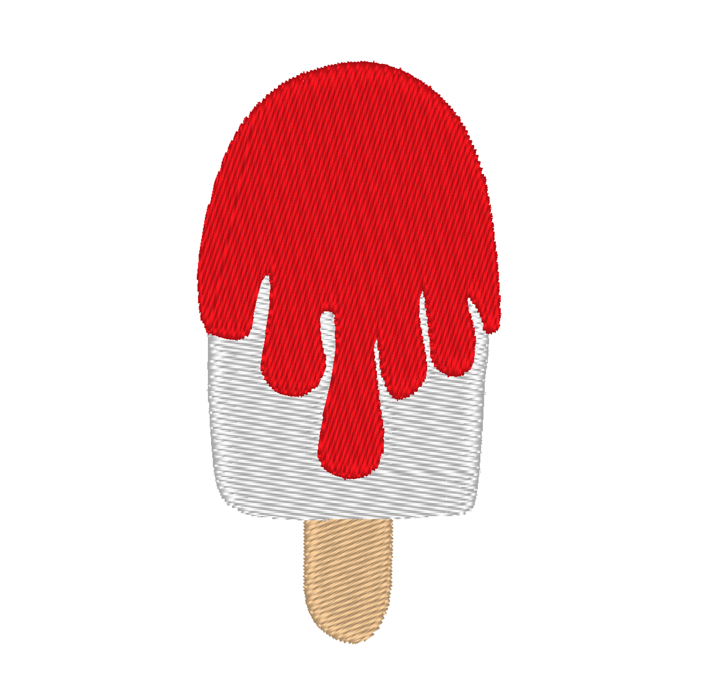 Embroidery design featuring  delectable ice cream