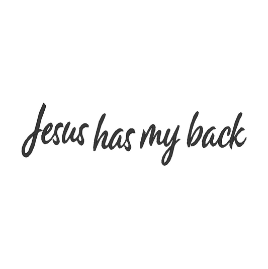 Jesus has my back