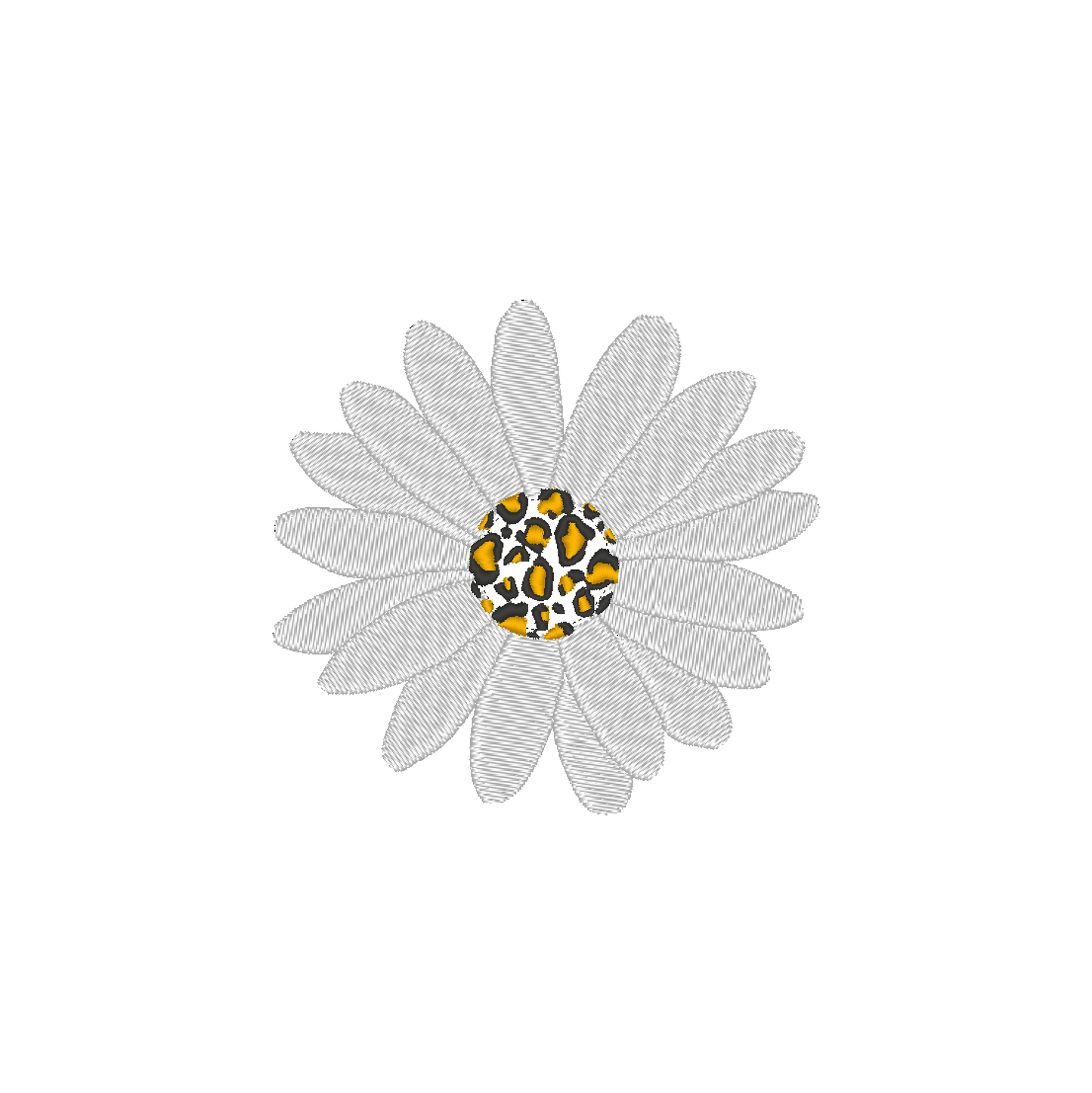 Chamomile flower machine  embroidery design