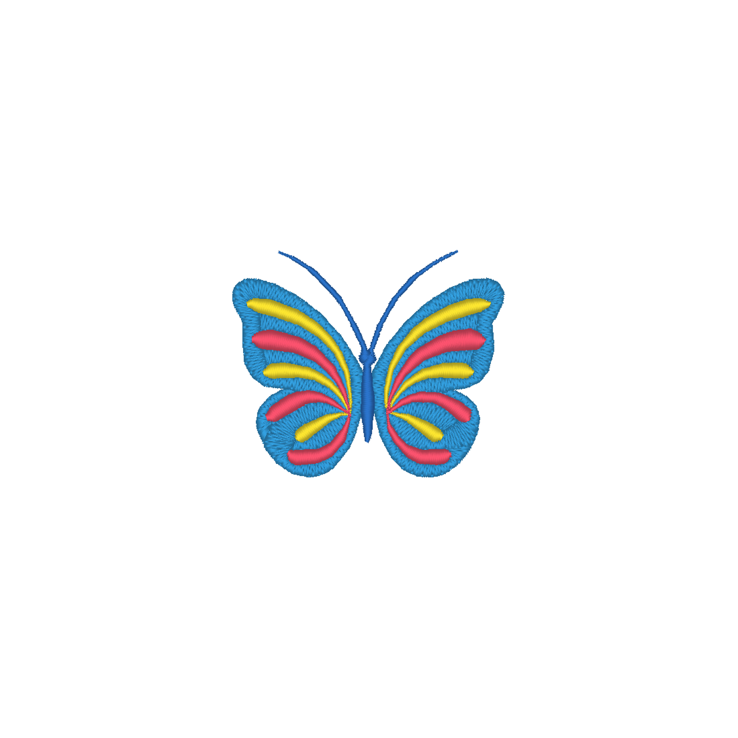 Butterfly machine embroidery design