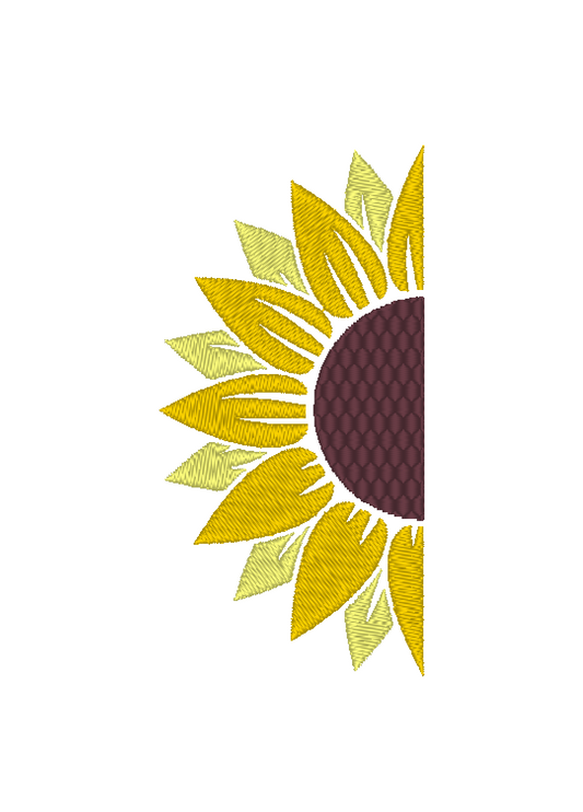 Half sunflower