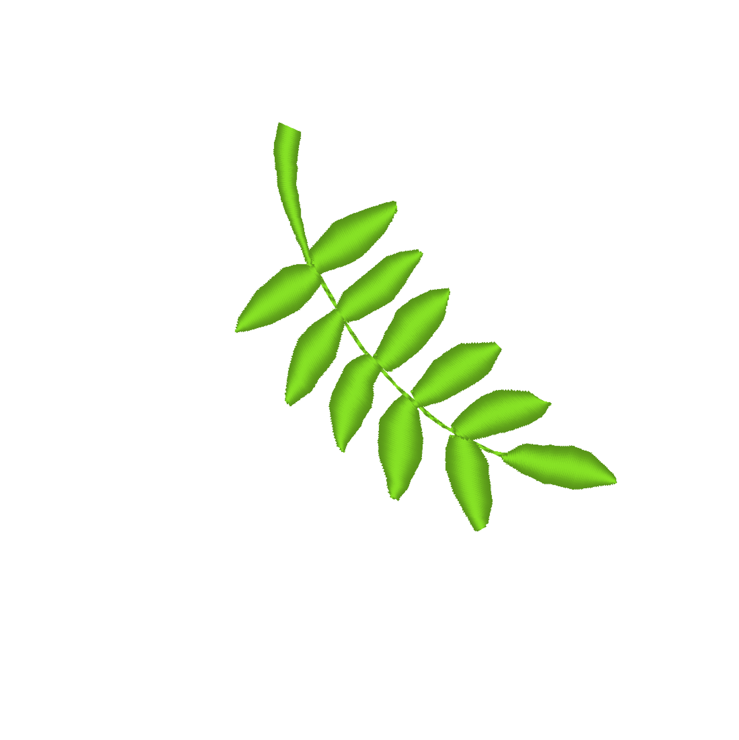 Green Branch machine embroidery design